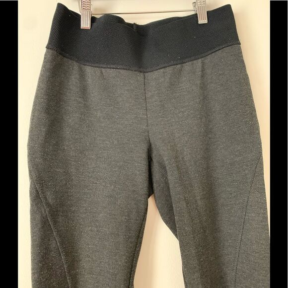 Loft Ann Tailor Dark Gray Pants/Leggings, Elastic Waistband, Ankle Zippers, XS - Picture 5 of 8